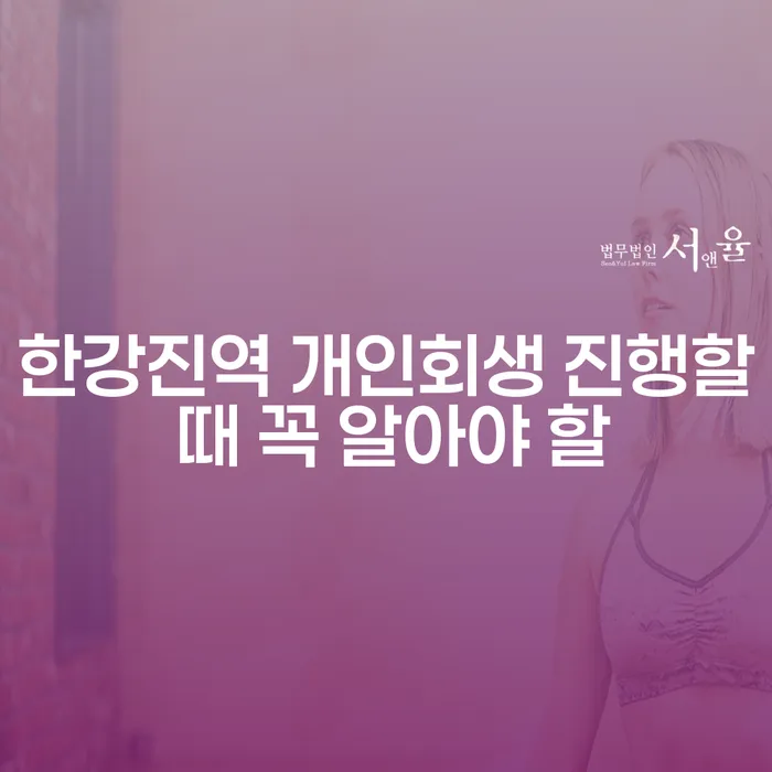 한강진역 개인회생 진행할 때 꼭 알아야 할