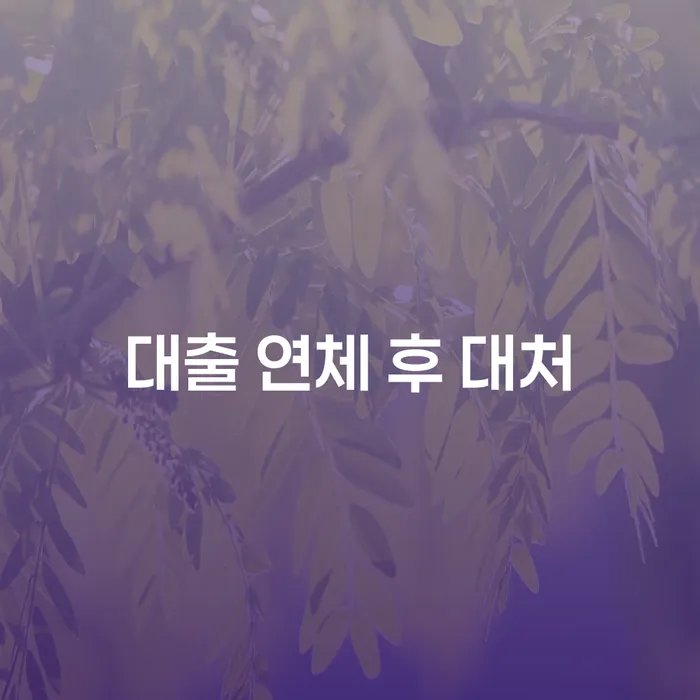 대출 연체 후 어떻게 대처해야 할까요? 효과적인 해결 방안 소개